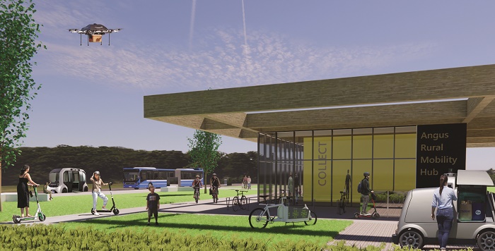 Angus Mobility Hub Visualisation | Invest in Angus Angus Mobility Hub Visualisation