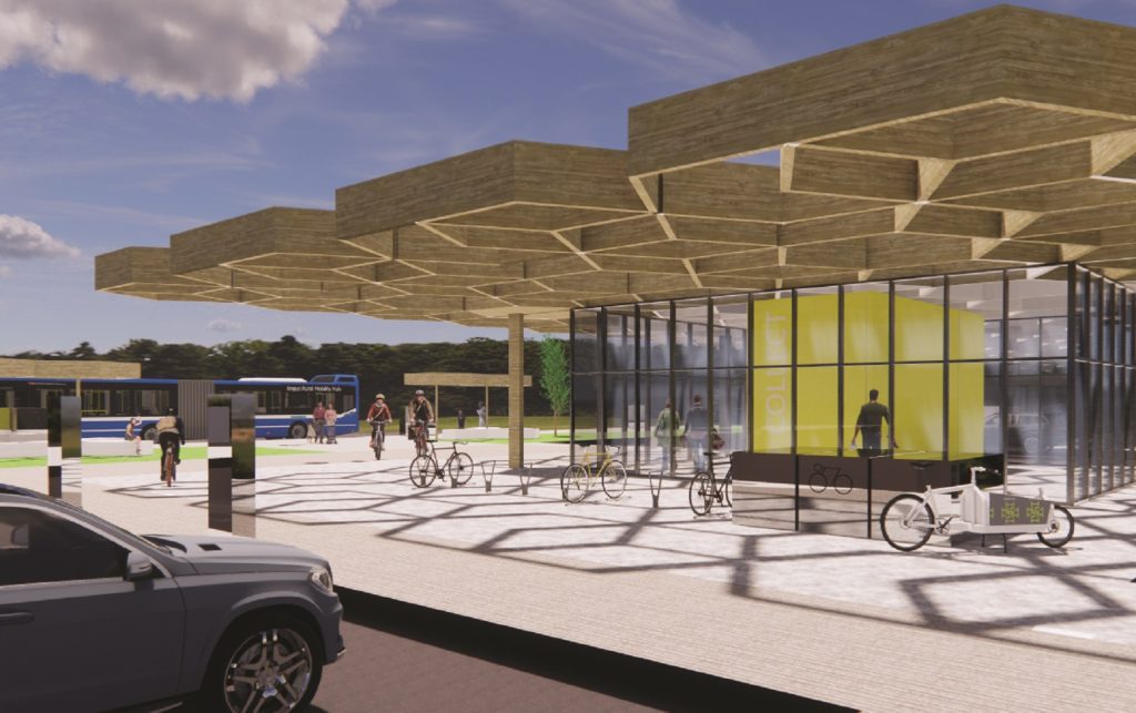 Angus Rural Mobility Hub Artist impression